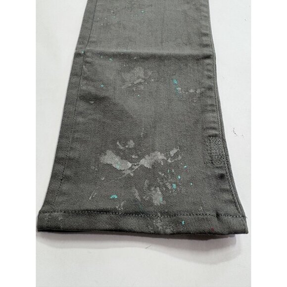 John Elliott Season Nine Jeans in Grey Paint Splatter - Picture 7 of 8